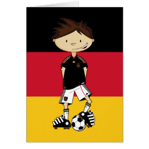 Germany Soccer Boy Card card