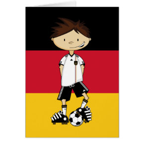 Germany Soccer Boy Card card