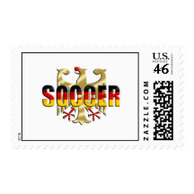 Germany soccer flag football fans gifts stamp