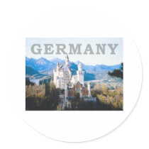 Germany Round Stickers