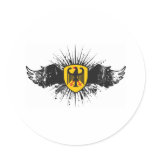 Germany Round Sticker