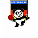 Germany Table Tennis Panda t-shirts by cuteunion Germany Table Tennis Panda t-shirts