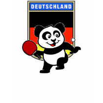Germany Table Tennis Panda t-shirts