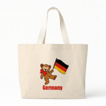 Germany Teddy Bear Tote Bag