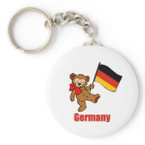 Germany Teddy Bear Keychain