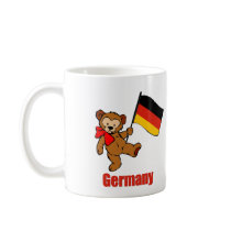 Germany Teddy Bear Coffee Mug