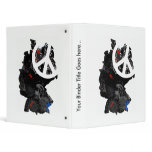 Germany Trendy Peace Sign with German map binders