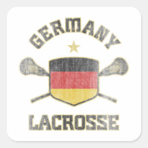 Germany-Vintage Square Stickers