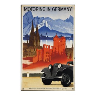 Germany Vintage Travel Poster Ad Retro Prints