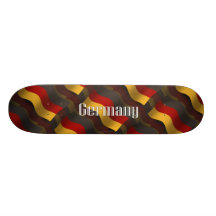 Germany Waving Flag Skateboard