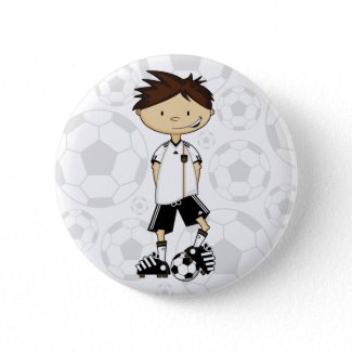 Germany World Cup Soccer Boy button