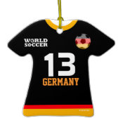 Germany World Cup Soccer Jersey Ornament ornament