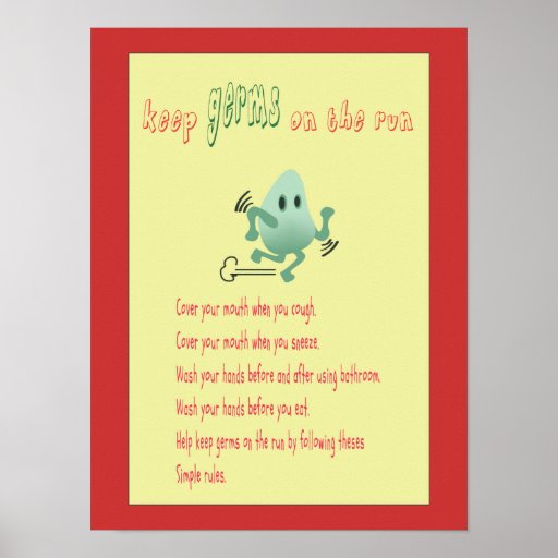 Germs School Poster