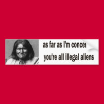 geronimo bumper stickers