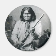 Geronimo Refrigerator Magnets