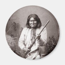 Geronimo - Vintage Refrigerator Magnet