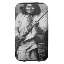 'Geronimo with Gun at the Ready' Tough iPhone 3 Case