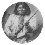 'Geronimo with Gun at the Ready' Dinner Plate