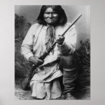 'Geronimo with Gun at the Ready' Posters