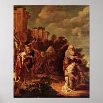 Gerrit Claesz Bleker - Philip baptizes the Moor Poster