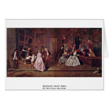 Gersaint Shop Sign,  By Watteau Antoine Card