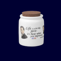 Gershwin on Life candy jars