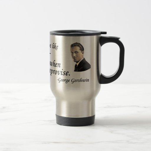 Gershwin on Life Coffee Mugs