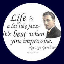 Gershwin on Life stickers