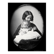 Gertrude Hubbard & Baby Daguerreotype 1858 posters by lc_prints Gertrude Hubbard & Baby Daguerreotype 1858 posters