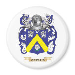Gervais-(Tyrone) Coat of Arms (Family Crest) magnets