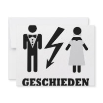 geschieden icon invitations