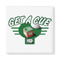 Get A Cue Fridge Magnets