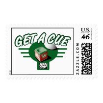 Get A Cue Postage Stamps