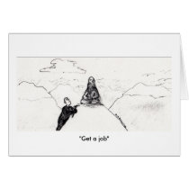 "Get a job" card