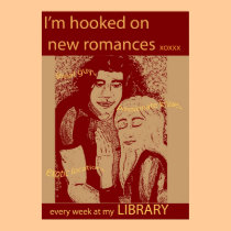 Get a new romance - at your library posters