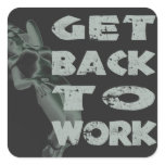 Get Back to Work Sheet of Stickers