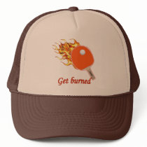 Get Burned Flaming Ping Pong Hat