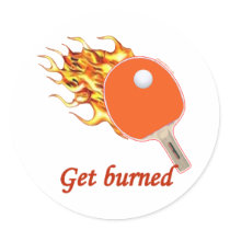 Get Burned Flaming Ping Pong
