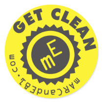 GET CLEAN sticker