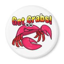 Get Crabs! magnets by klclewis Get Crabs! magnets