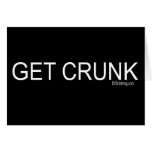 Get CRUNK Scene kids ELECTRO rave Greeting Card