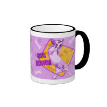 Get Down Obedience Corgi Mug (Purple)