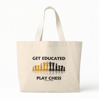 Get Educated Play Chess (Reflective Chess Set) bag