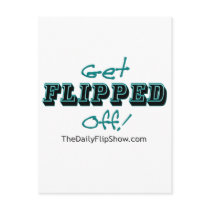 Get Flipped Off! postcards by TheDailyFlipShow Get Flipped Off! postcards