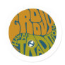 Get Groovy with Hawaii Traditions! Round Stickers
