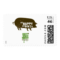 Get Happy Get Dirty Stamp