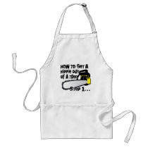 Get Hippies Out Of Your Trees Apron