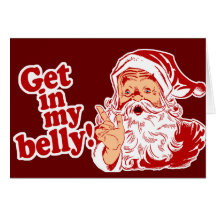 Get in Santas Belly Cards