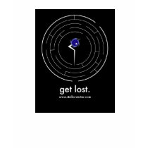 Get Lost - black t-shirts