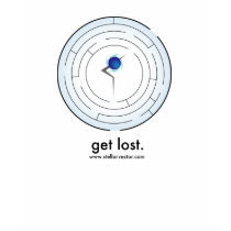 Get Lost - white t-shirts by stellarvector Get Lost - white t-shirts